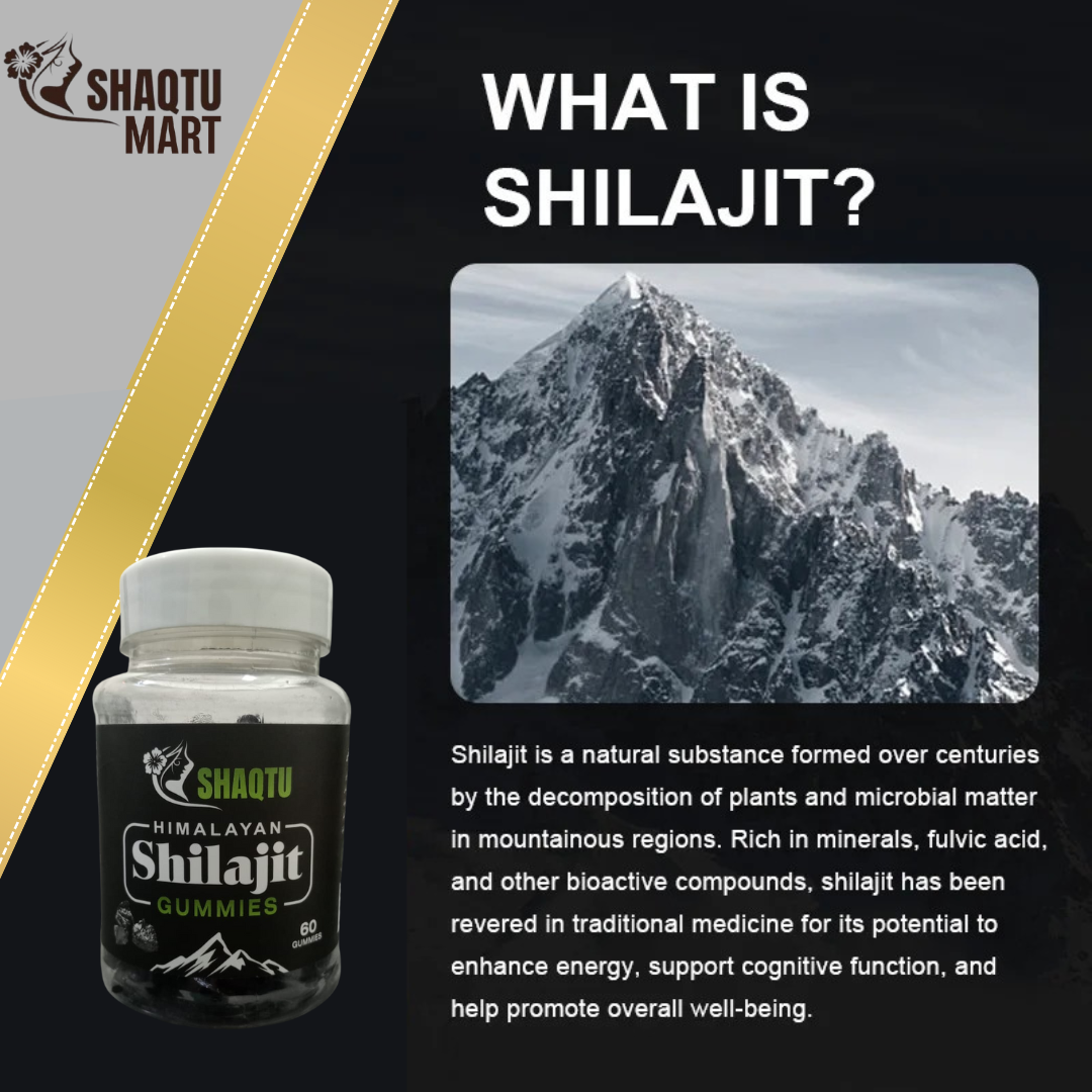 Chewable Shilajit gummies for stamina, energy, and immune support