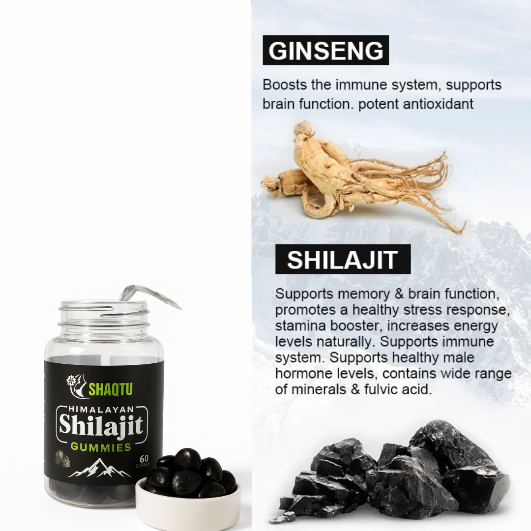 Shilajit Gummies | Energy & Immunity Booster