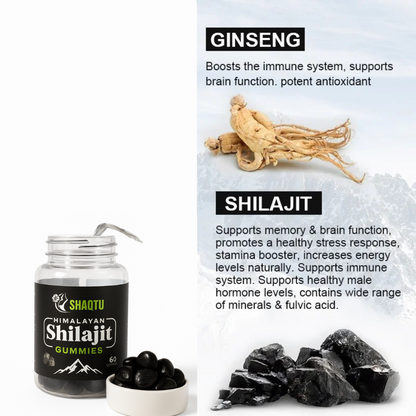 Man taking daily Shilajit gummies for vitality and focus