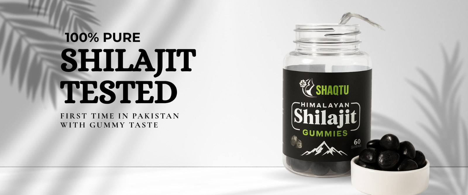 Shaqtu Shilajit Gummies – energy and immunity booster, 60-count bottle”